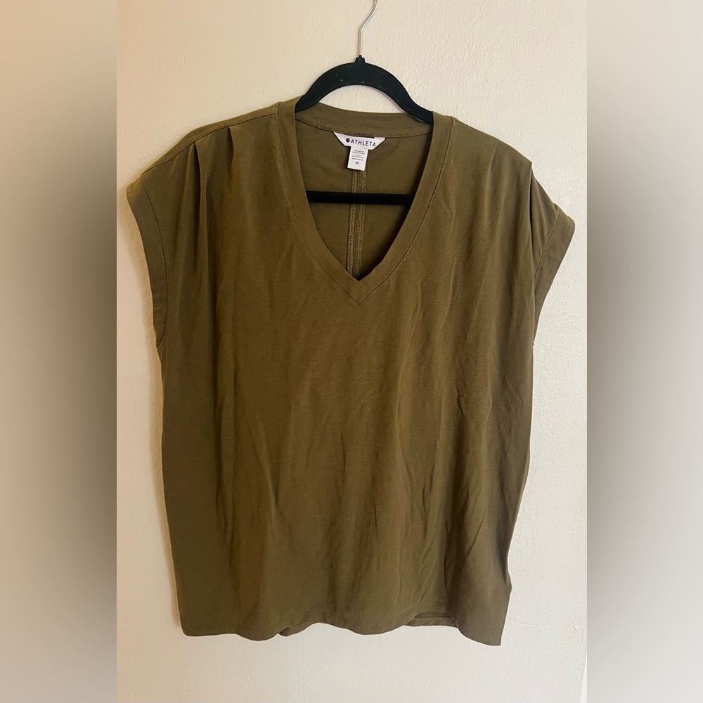 Athleta Green Top